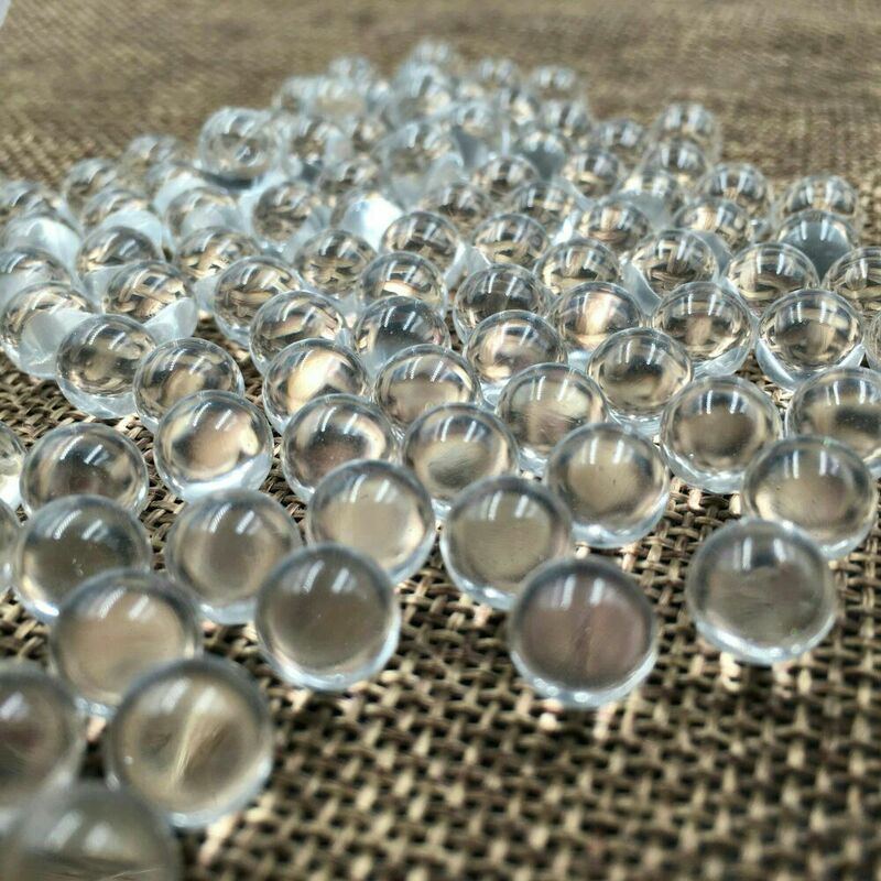 كرة دوارة مصنوعة من الزجاج ، كرات 6 مللي متر ، 200 قطعة ، تستخدم للتصوير ، كريات جسيمات دائرية
