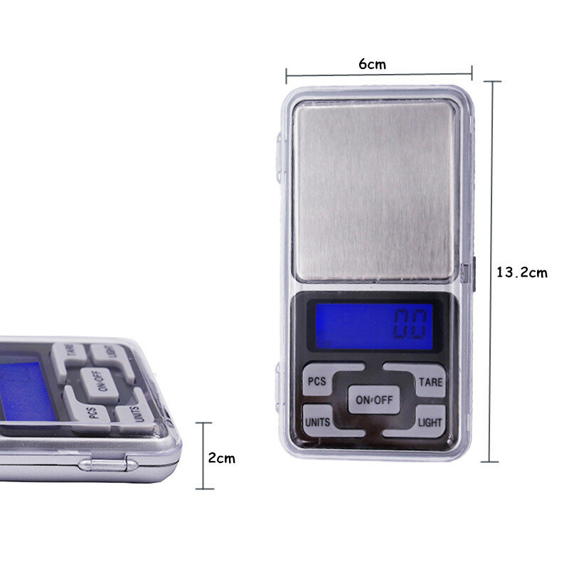 Báscula electrónica Digital de bolsillo para joyería, balanza de peso para cocina, 1000g, 1kg, 0,1g, con caja de venta al por menor, 20% de descuento