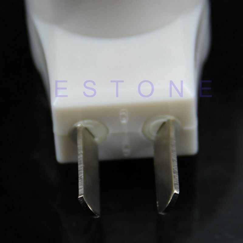 E27 female socket to EU plug adapter with power on-off control switch
