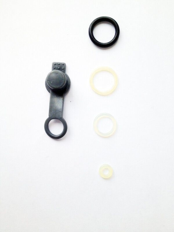 Pengiriman Gratis PCP Regulator Paintball O-ring Cover Isi Suku Cadang Kit Regulator Piston O-ring 5 Bagian/Set