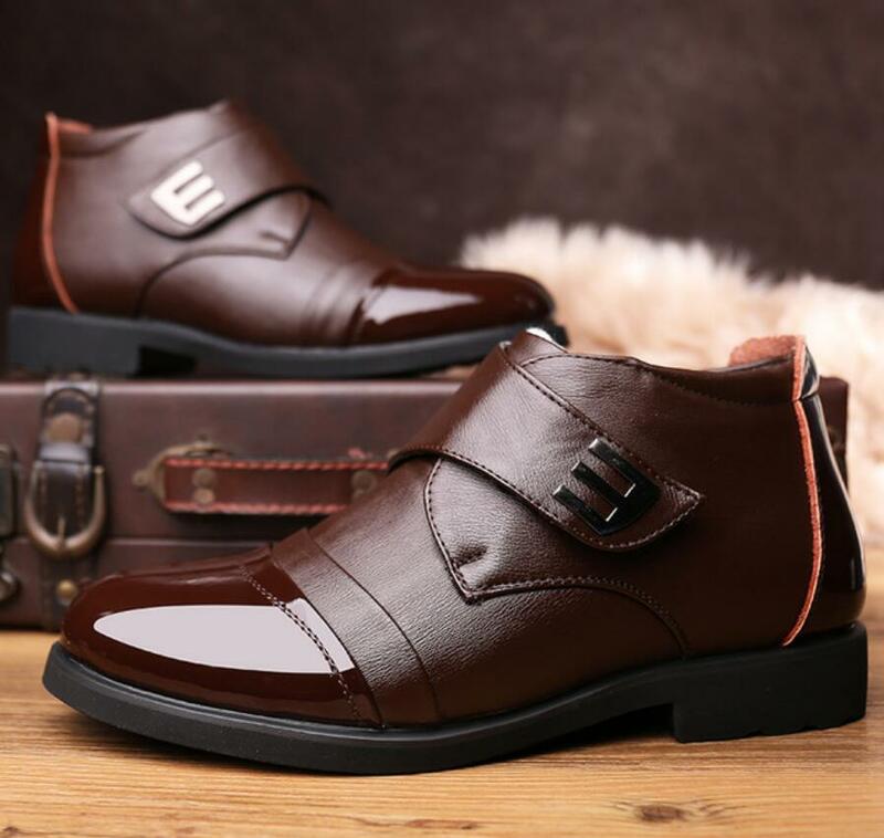 2020 inverno novos homens botas de neve de couro genuíno protetor e resistente ao desgaste sola masculina botas quentes confortáveis walking bottes