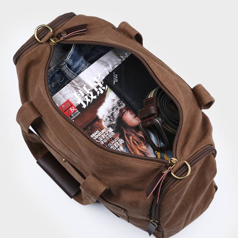 Muzee bolsa de viagem grande capacidade dos homens mão bagagem viagem duffle sacos lona sacos de fim de semana multifuncional sacos de viagem