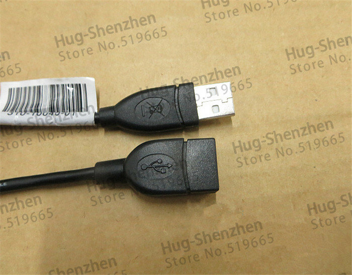 Cable de extensión de datos USB 2,0 macho a hembra de alta calidad, cable de ordenador de alta velocidad con 1M-2 unids/lote