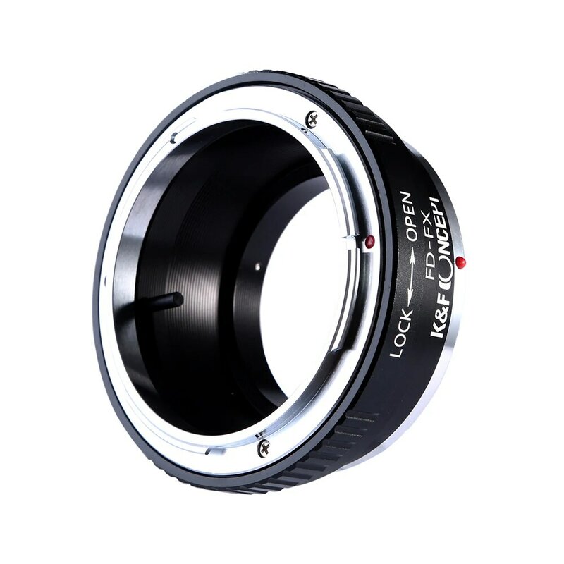 K & f conceito FD-FX adaptador de lente para canon fd montagem lente para fujifilm fx montagem X-Pro1 X-E1 X-A1 X-M1 câmeras corpo