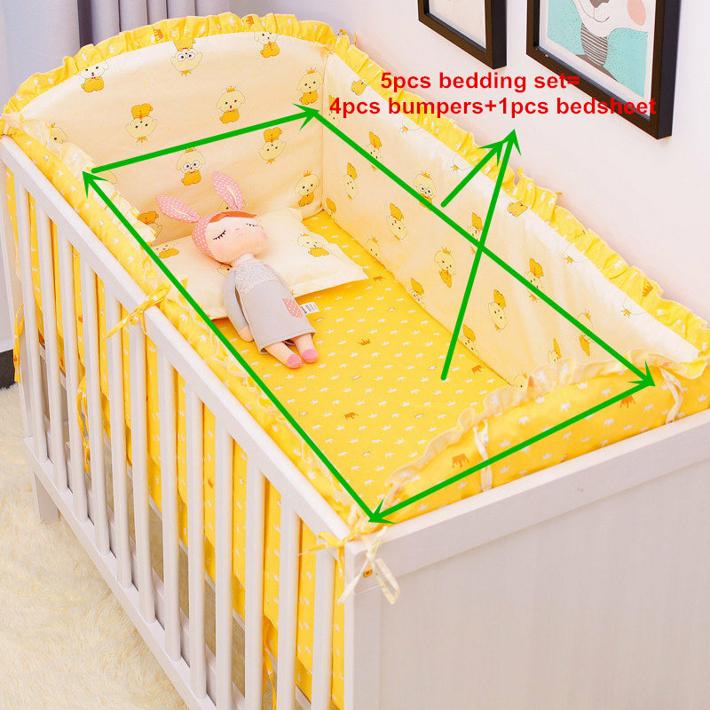 快適な子供ベッドリネン新生児寝具セット100% コットンベビーベッド寝具セット内容簡易ベッドバンパーシーツドロップシッピング