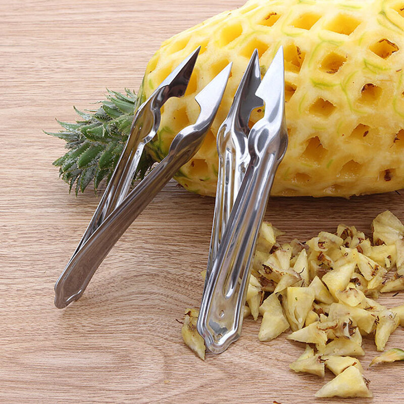 1 pz più economico ananas pelapatate strumenti convenienti taglierina in acciaio inossidabile pratico dispositivo di rimozione del seme Clip accessori per la cucina di casa