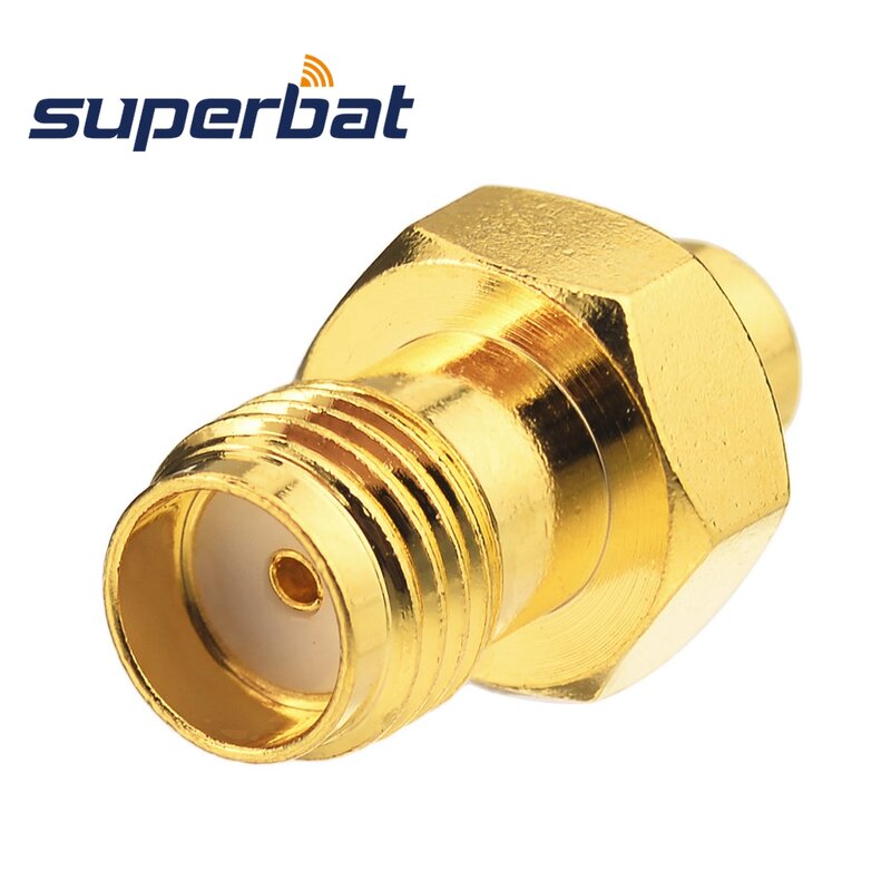 Superbat – adaptateur Coaxial SMP mâle vers connecteur SMA femelle droit 50 Ohm RF