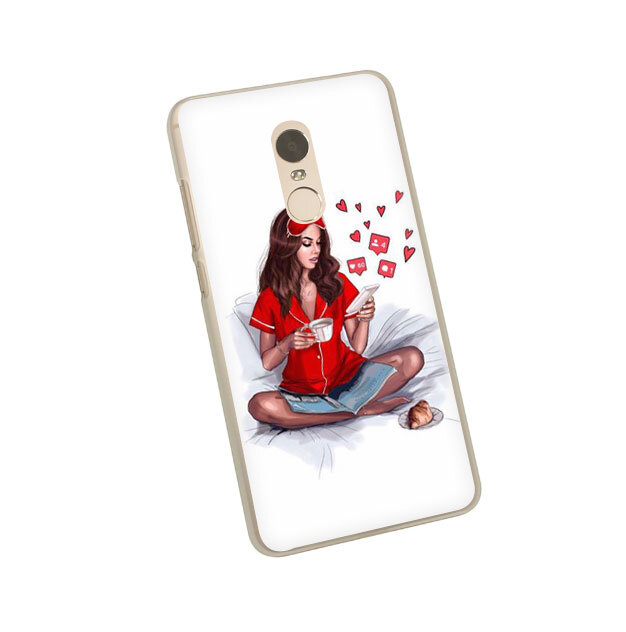 Koningin Prinses Meisje Vrouwelijke Boss Koffie Hard Telefoon Case Voor Xiaomi Redmi K30 Poco X2 7 7A 8A K20 6A note 8 7 6 5 4 Plus Pro 4X 5A