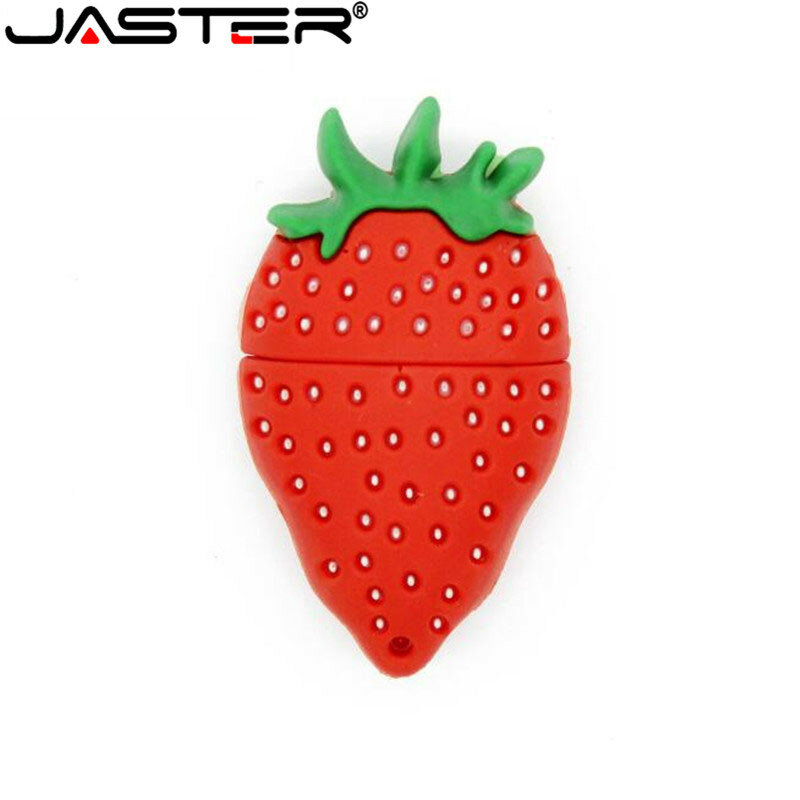 Jaster Voedsel Fruit Usb Flash Drive Creatieve Wortel Ananas Aardbei Groenten Pendrive 64Gb 32Gb 16Gb 8Gb