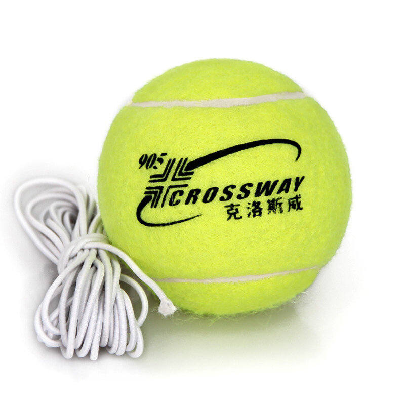 1 sztuka profesjonalne piłki tenisowe Partner treningowy odbijanie praktyka piłka z 3.8m elastyczna lina gumowa piłka dla początkujących