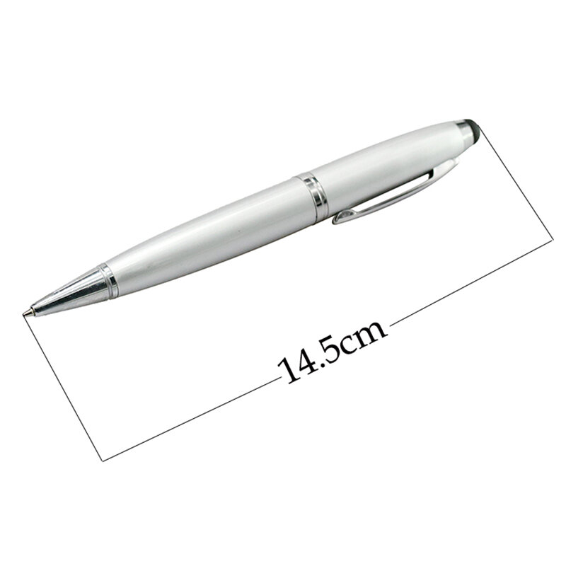 Bolígrafo de capacitancia con logotipo personalizado, 8GB, 16GB, 32GB, 64GB, unidad Flash USB 128G, lápiz de memoria de disco suficiente, 256G, USB 2,0