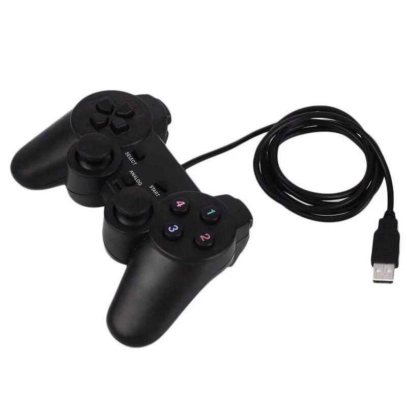 Wired USB Game Gaming Controller Joypad Joystick Control for PC Computer Laptop