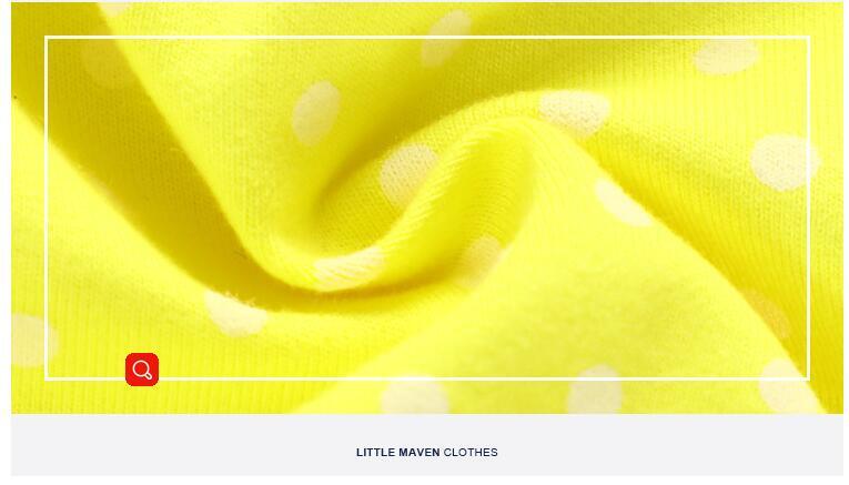 Little maven-ropa de algodón para niñas, camiseta gruesa de manga larga y cuello redondo, con lunares y búhos, para otoño, 2018, C2033