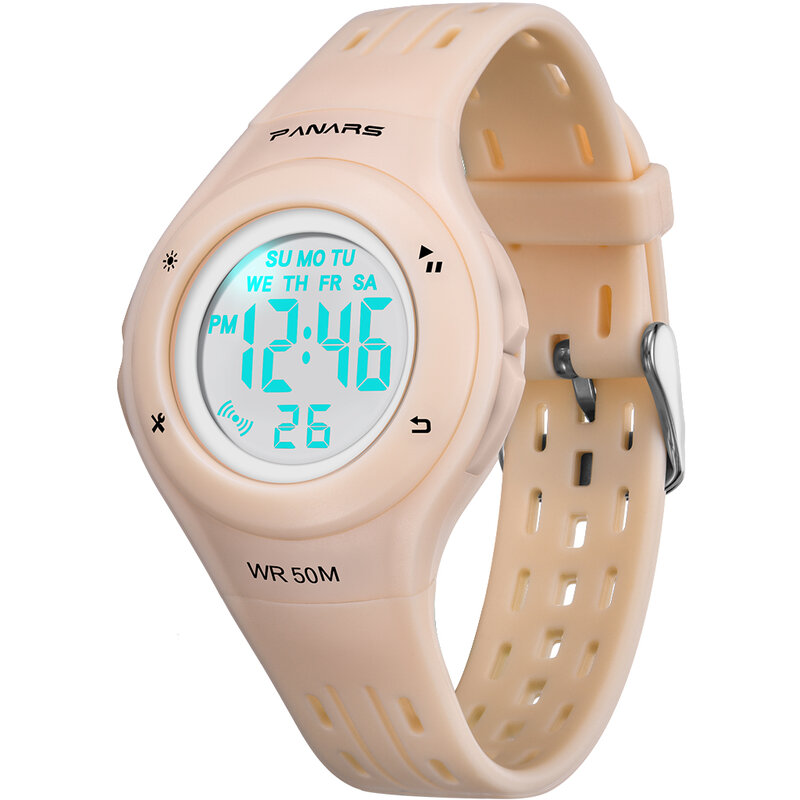 PANARS zegarki sportowe dla dzieci wodoodporny Led wielofunkcyjny zegarek chłopięcy dla dzieci cyfrowe zegarki dla dzieci digitaal horloge meisje
