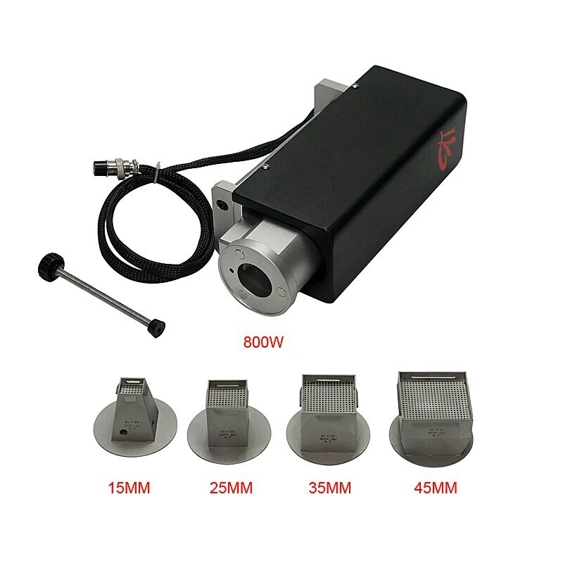 BGA Rework Station Spare Part Hot Air Heating Head HR6000 with 4 Pcs Nozzles