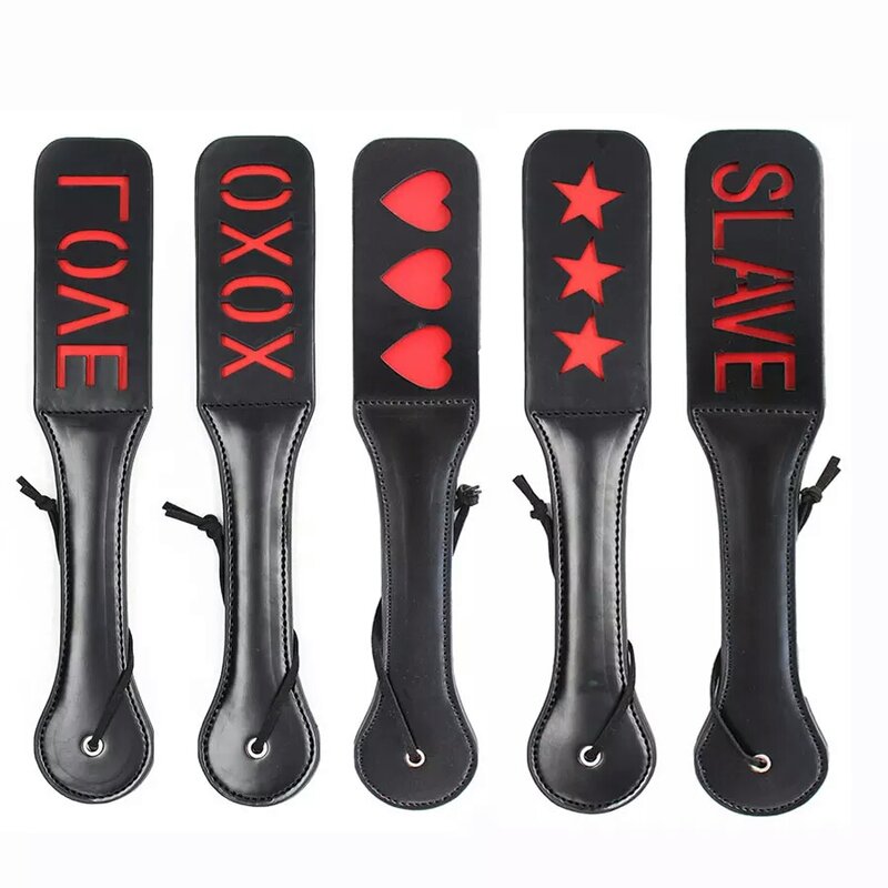 Women Double-deck Slave Paddle for Sex Leather Spank Butt BDSM Sex Whip Spanking Fetish Bondage Erotic Toys Sexy Adult Games