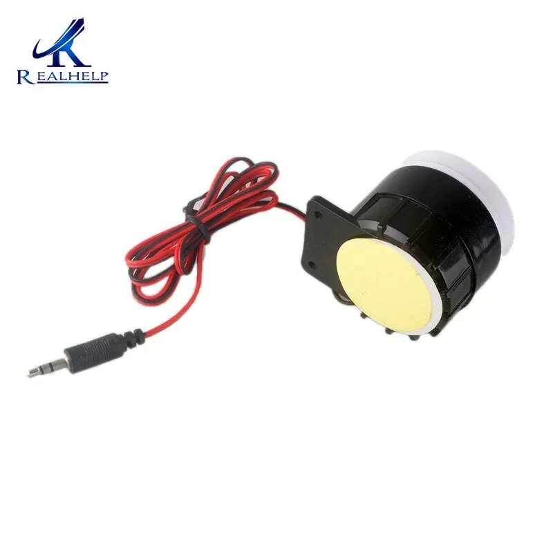 Mini klaxon de sirène câblé rouge et noir pour système d'alarme de sécurité domestique, câble de 72mm, 120dB, DC12V, 24V, 5V, protection pour la maison