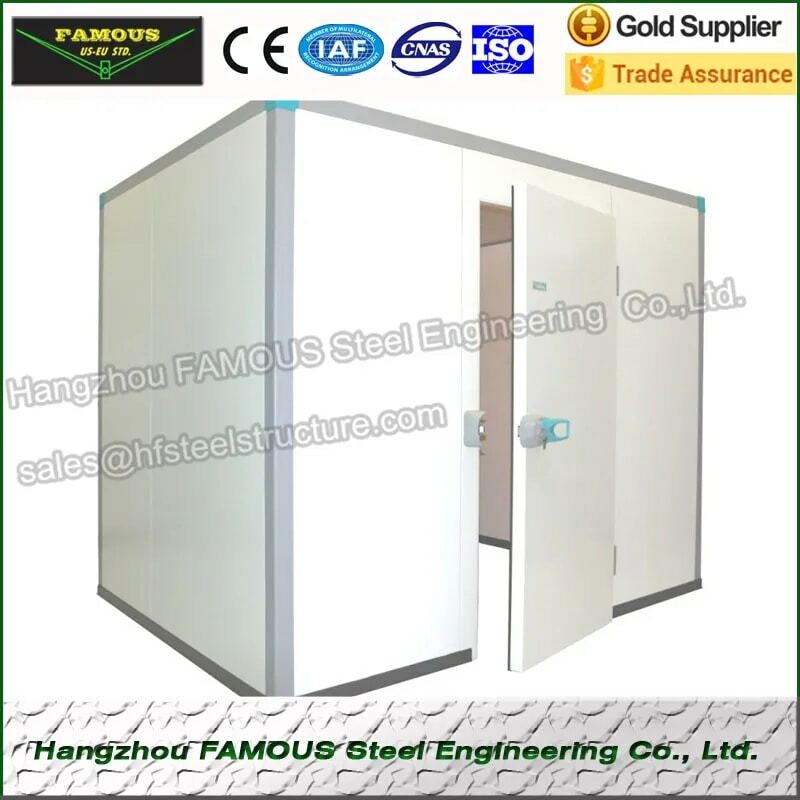 Congelador a presión comercial chino y congeladores industriales hechos de paneles sándwich de PU, ancho de 1150mm para mantener los alimentos frescos
