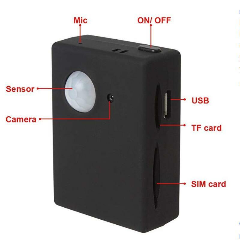 Mini détecteur de mouvement PIR intelligent sans fil X9009, détecteur de mouvement PIR, compatible caméra HD, SMS MMS GSM, système d'alarme antivol, MS-X9009