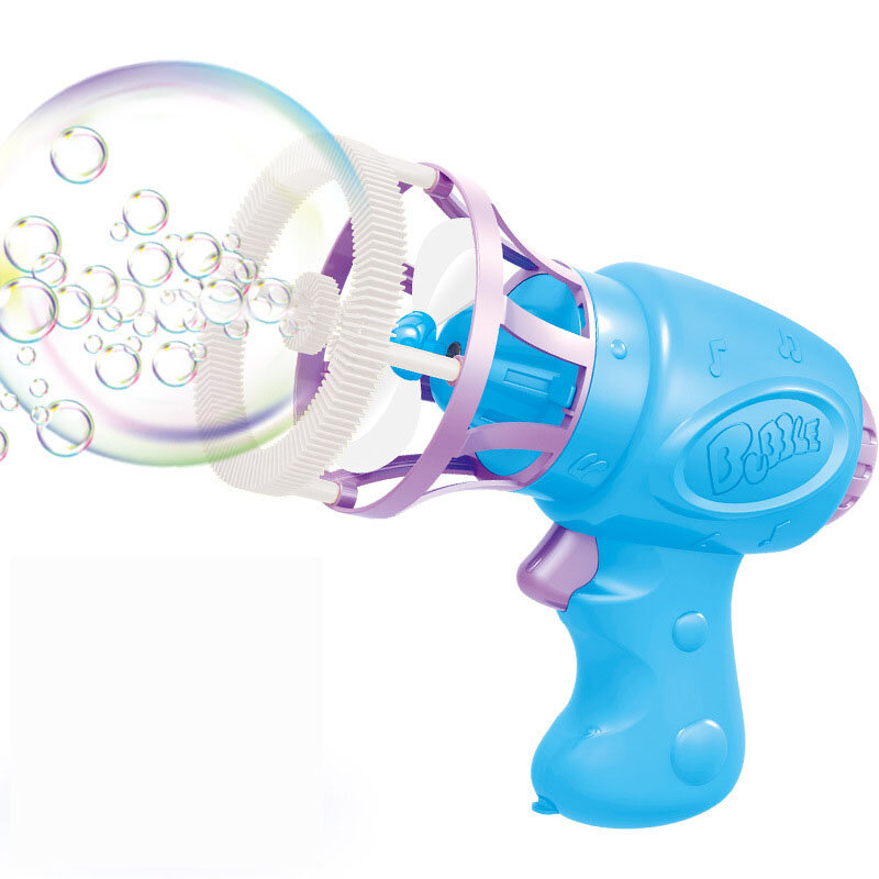 2022NEW Summer Funny Magic Bubble Blower Machine Electric Automatic Bubble Maker Gun con Mini Fan Kids Outdoor Toys Wedding