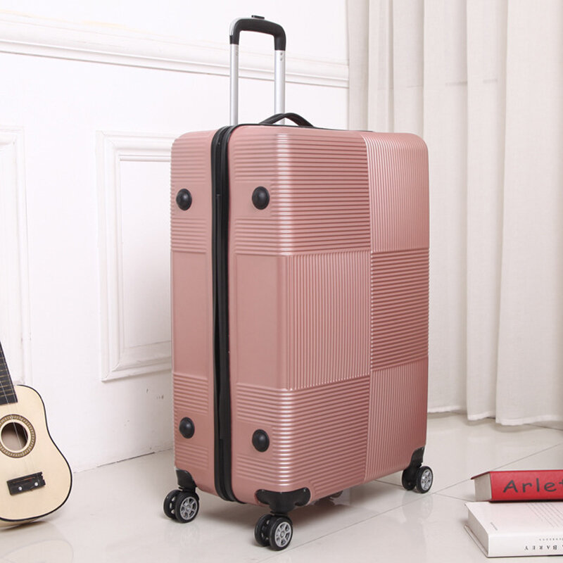 Sipnner-roue pour bagages, roulettes en ABS + PC valise femmes, à la mode, cabine, boîte à roulettes, 20/28 pouces