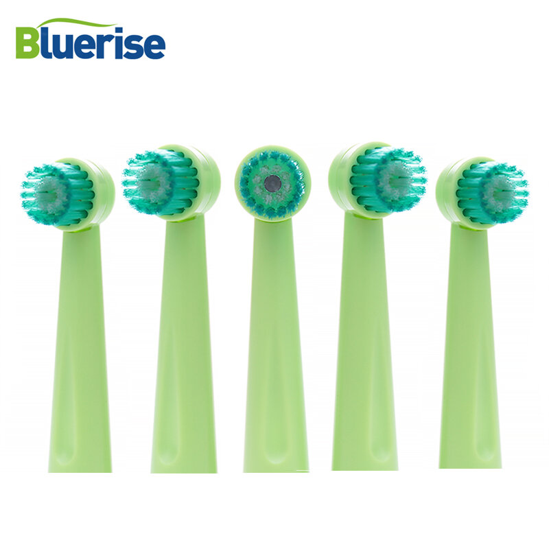 Cabezales de repuesto para cepillo de dientes eléctrico giratorio, cerdas de filamento Oral DuPonto genuinas, 5/Pieces