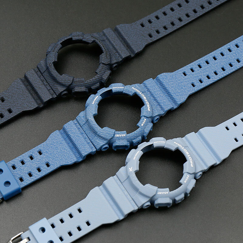 Étui de montre en résine pour hommes, accessoires de montre à boucle ardillon, pour G-SHOCK GA-110 GA-100 GD-120 5146 5081, bracelet en caoutchouc étanche