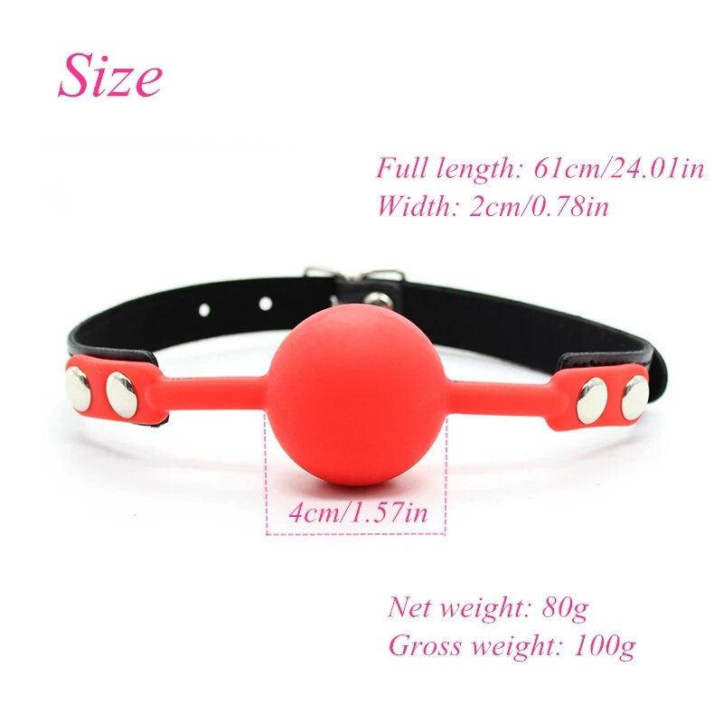 Sex Adult Sex Toys Silicone Gag Ball BDSM Bondage Restraints Sex Ball Harness Strap Gag Sex Toy for Women Exotic Accessories