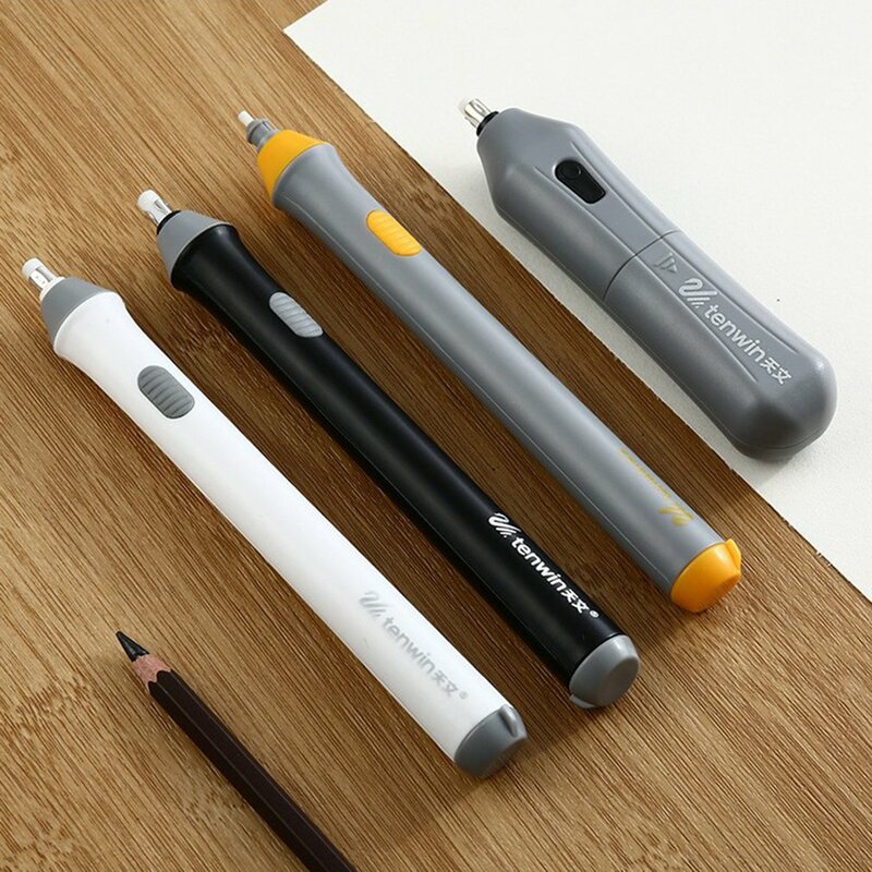 전기 지우개 길이 조절 가능한 연필 지우개 키트 스케치 하이라이트 지우개 펜 드로잉 기계 미술 학생 그림 도구