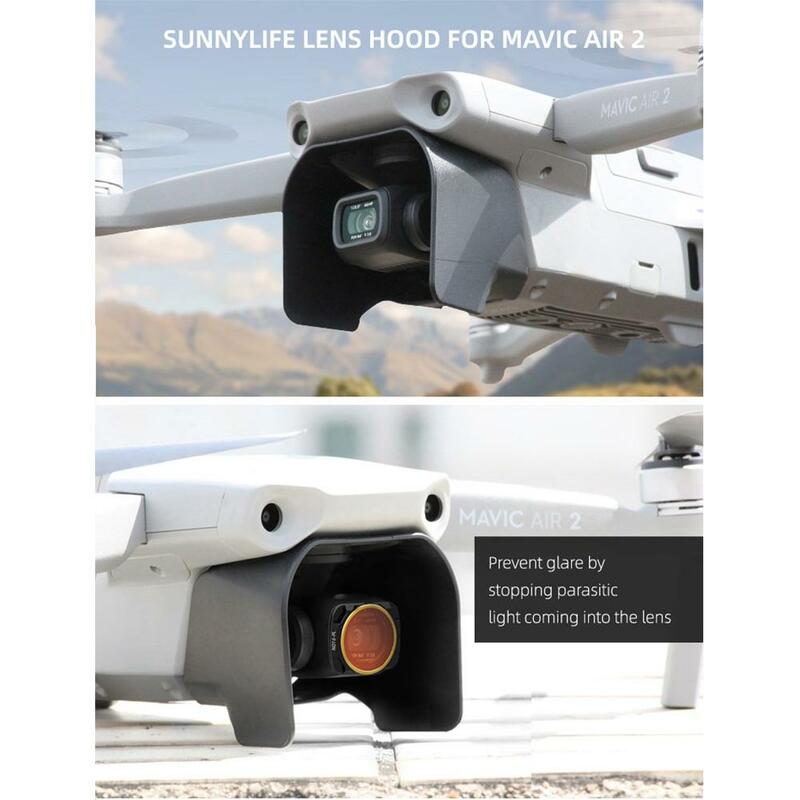 Voor Mavic Air 2 Lens Hood Air 2 Drone Gimbal Beschermhoes Cap Anti-Glare Zonneklep Zonnescherm Voor dji Mavic Air 2 Accessoires