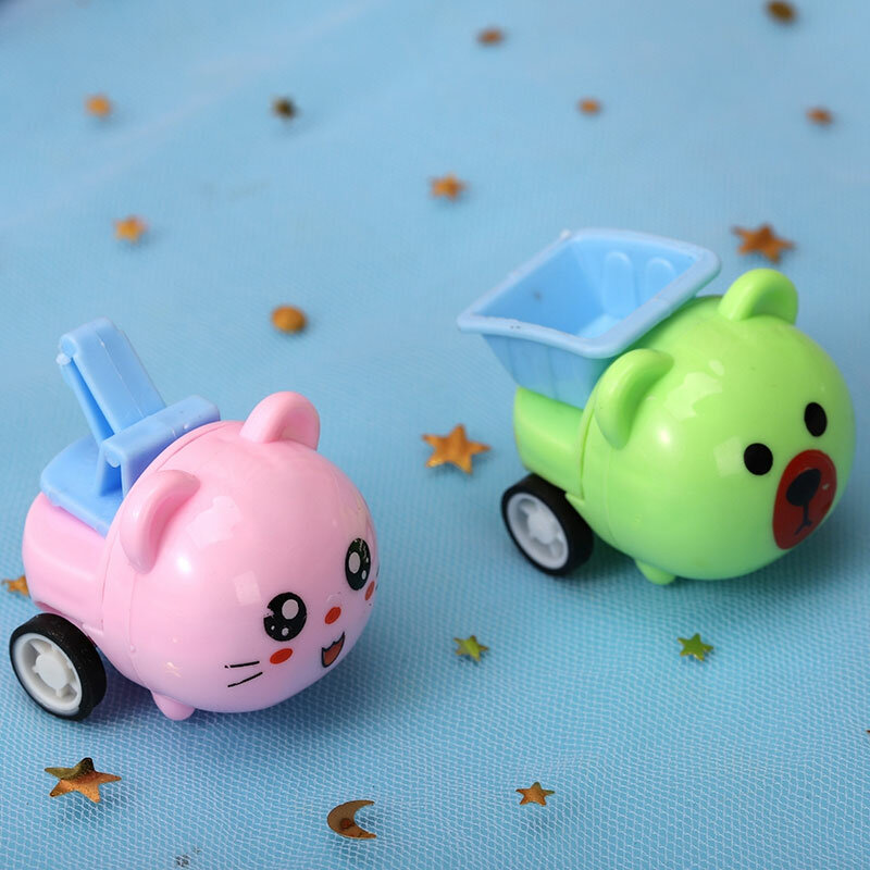 1 uds/6 uds atrás juguetes autobús de fricción camión de juguetes de los niños niño regalo GYH coche auto de carreras para niños bebé Mini coches de dibujos animados
