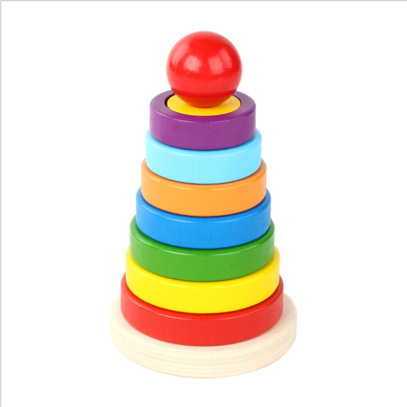 어린이 교육 완구 나무 밝은 색상 모양 정렬 큐브 클래식 나무 장난감 모양 분류 어린이 교육 장난감