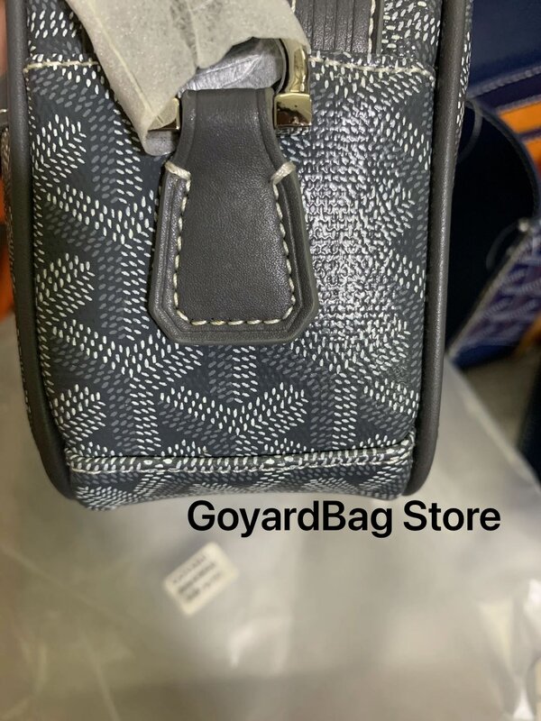 Druk jest symetryczny elegancki Goya Goyard styl Trend torba na aparat jedno ramię pochylony Squarebag torba UnitedMens torba