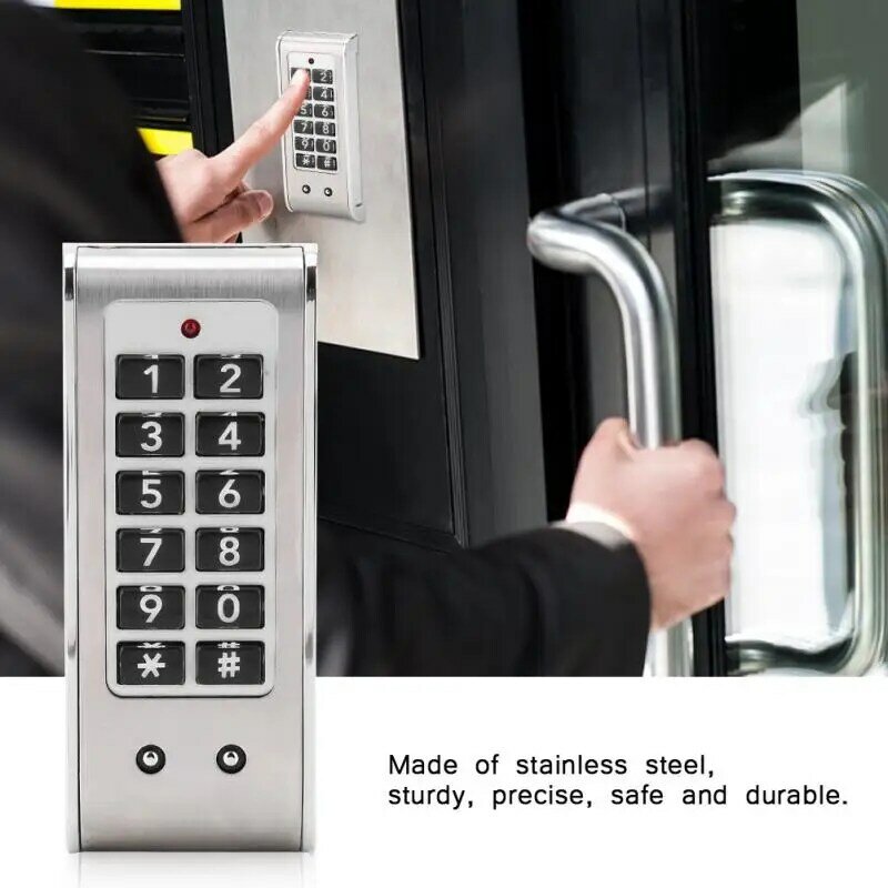 Stainless Steel Electronic Password Lock Temporary Password Drawer Combination Lock for Market Hotel Company Factory Security