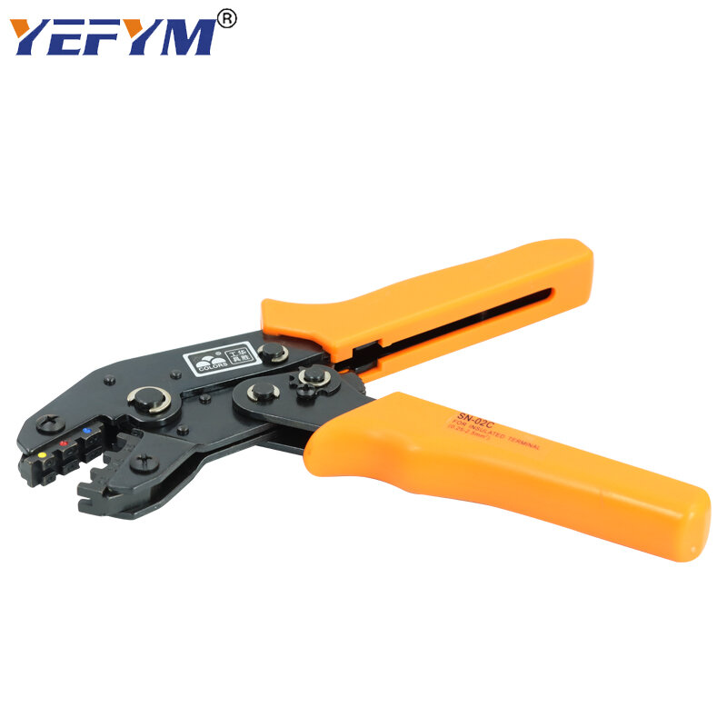 SN-02C terminal crimping tool mini pliers, 180pcs boxed pre-insulated terminal connector, electrical/house maintenance