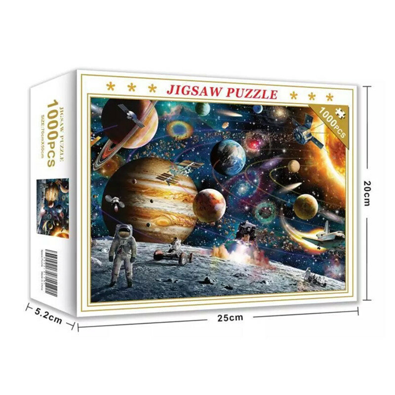 ホット販売ジグソーパズル 1000 個組立画像宇宙旅行風景パズルのおもちゃ大人子供ゲーム