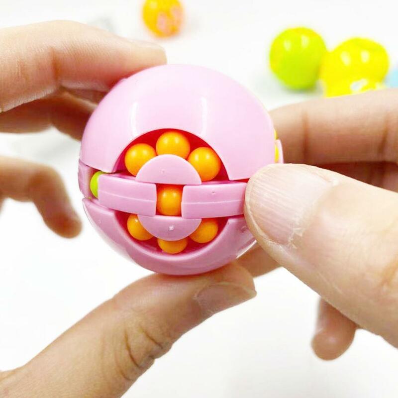 Frijoles mágicos Cubo de juguete dedo giroscopio aliviar el estrés novedad rompecabezas magia frijoles de juguete niños regalo para chicos chicas adulto