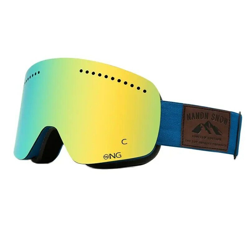 Gafas de esquí para niños, lentes antiniebla de doble capa, lentes de doble capa