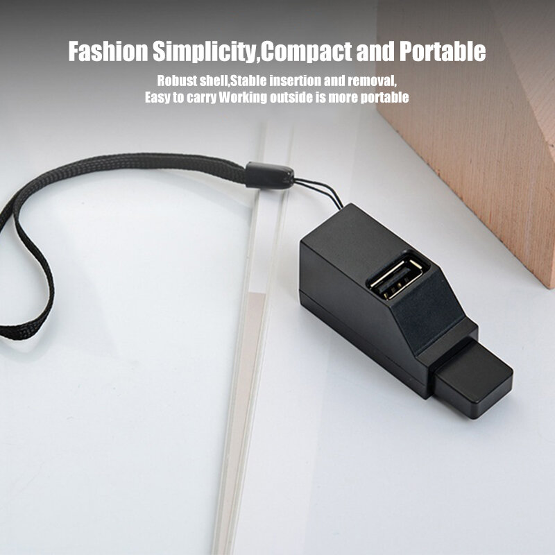3.0 USB Hub Adaptor Laptop 2.0 USB Charger Hub 3 Port Notebook Splitter untuk Lenovo PC Aksesoris Nirkabel Beberapa