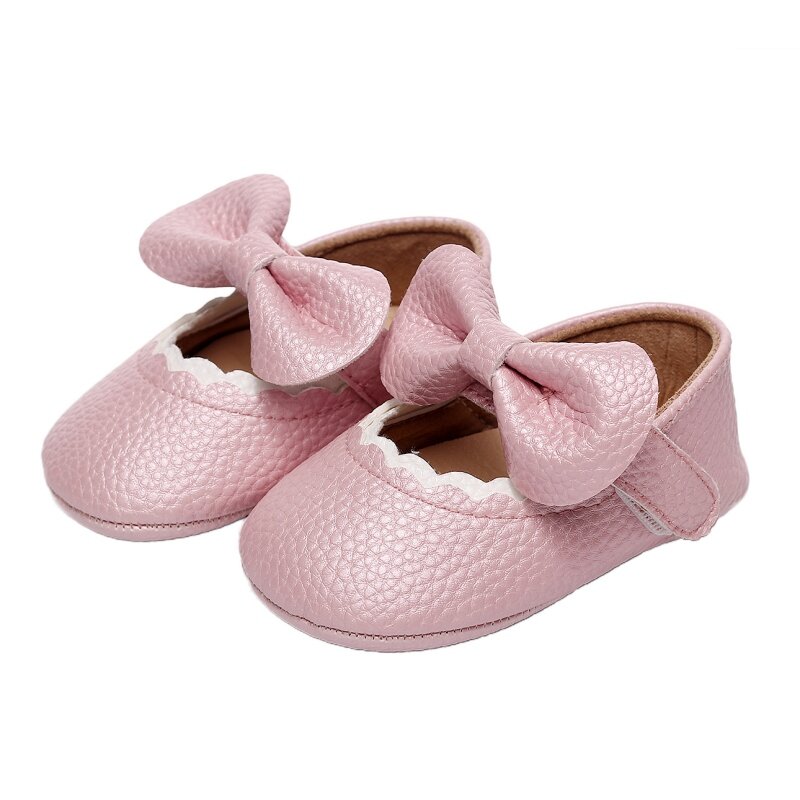 Nette Baby Schuhe Prinzessin Bowknot Anti-Slip Weichen Mokassins Kleinkind Schuhe Für Mädchen Infant Baby Schuhe Erste Wanderer