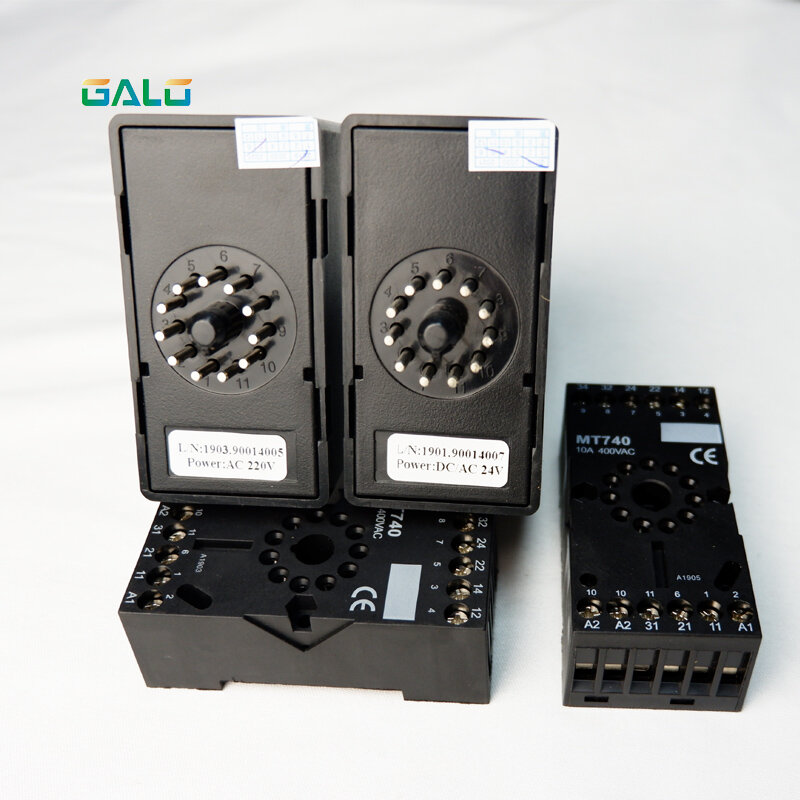 Detector de bucle de inducción unidireccional, dispositivo de detección PD132 de 220V, color negro, para sistema de estacionamiento inteligente