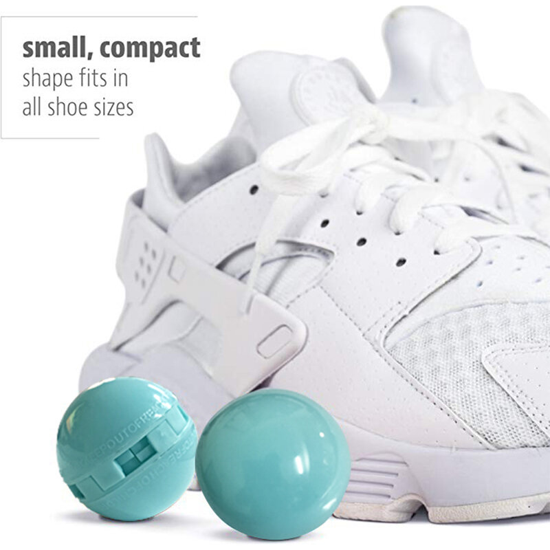 1 Pair Deodorizer Balls Sneaker Perfume Balls For Shoes Gym Bag Locker And Cars Deodorizer Neutralizing Odor Shoe Freshener
