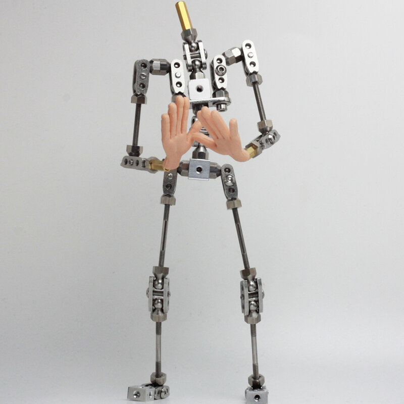 Upgraded Ready-to-assemble PMA-24  24cm high quality stainless steel animation armature puppet for Stop Motion Character