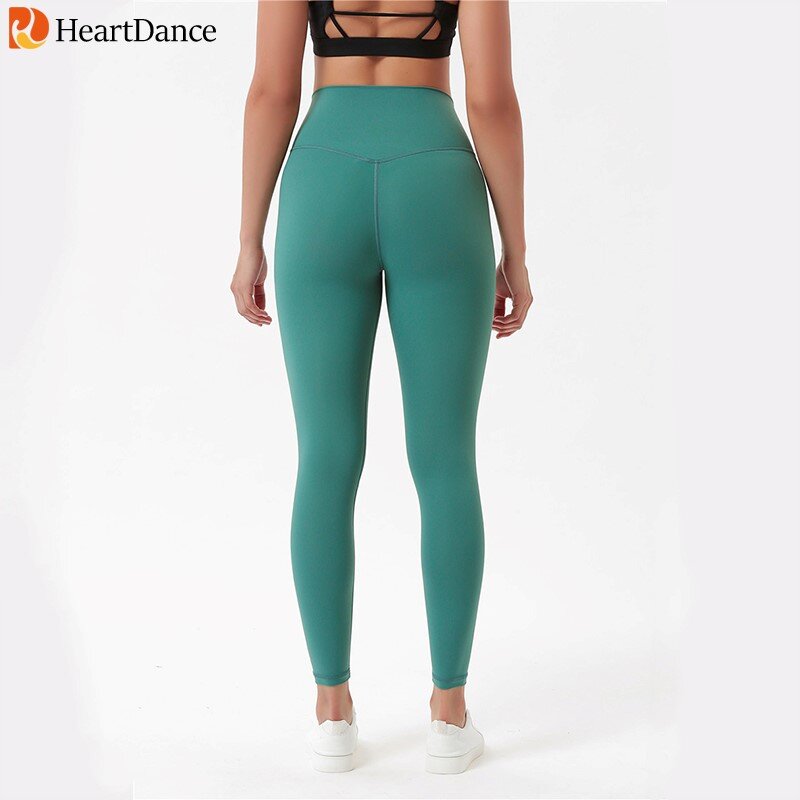Lulu 20 Colors Sport Leggings Women Yoga Pants Custom Logo  Fitness Clothing Running High Waist Gym Tights Stretch Sportswear