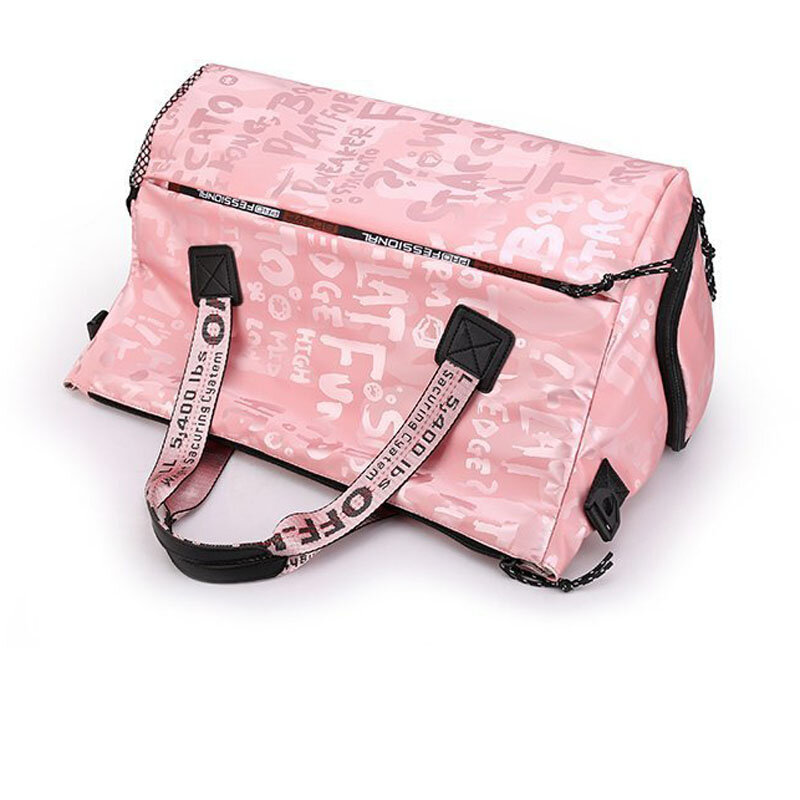 2021 Women Travel Bag Nylon Waterproof Sports Gym Bag Portable Yoga Bag Female Fitness Bag Large capacity Luggage Girl's Handbag