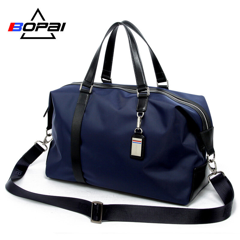 BOPAI-Bolso de viaje de gran capacidad para hombre y mujer, bolsa de mano multifuncional, de hombro, impermeable