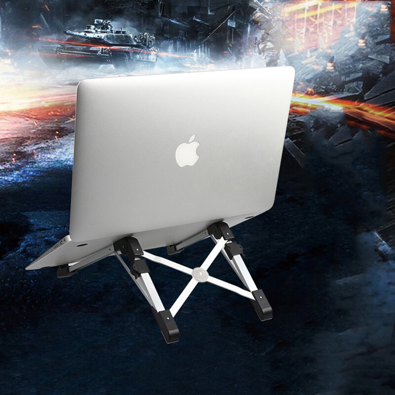 Przenośny stojak na laptopa składany regulowany stojak na notebooka stojak na laptopa Macbook Pro Lapdesk