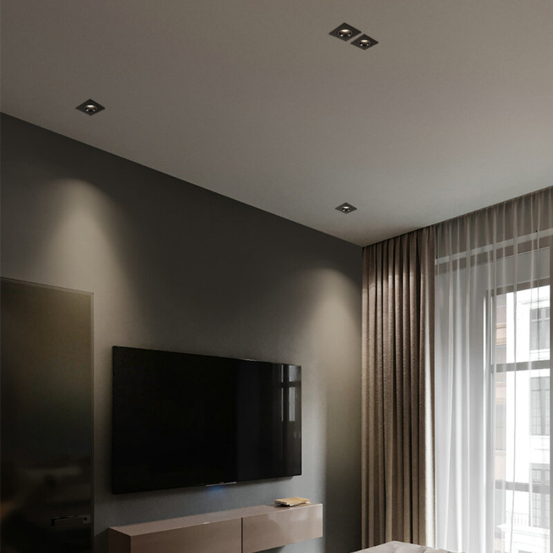 Recessed Ceiling Lamp Spot Light 5W/7W/10W For Home Living Room Bedroom Lighting 3000K/4000K 24° Rotatable Angle LED Downlight