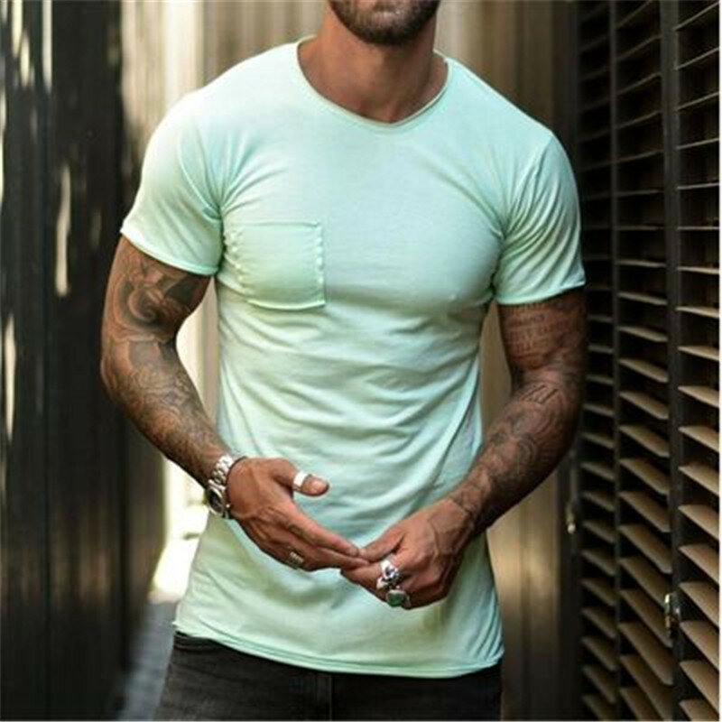 T-shirt da uomo nuova maglietta a maniche corte estate 2021 abbigliamento uomo T-shirt Casual allentata per uomo