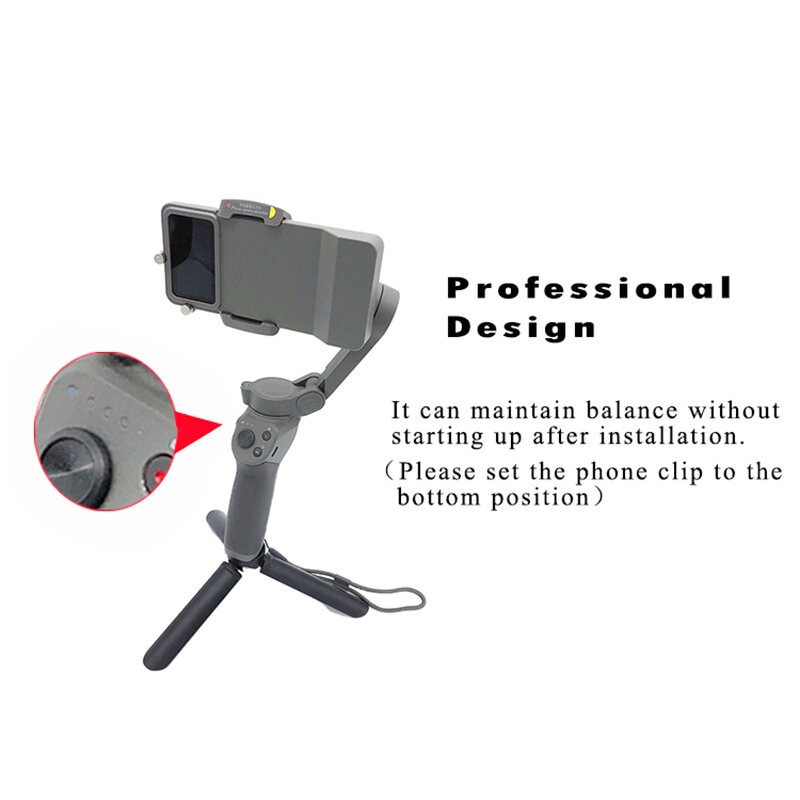 Draagbare Handheld Adapter Camera Mount Houder Voor Dji Osmo Mobiele 3 Om Voor Osmo Actie Camera Gimbal Stabilizer Accessoires